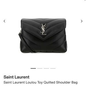 Saint Laurent Black LouLou Toy Shoulder Bag